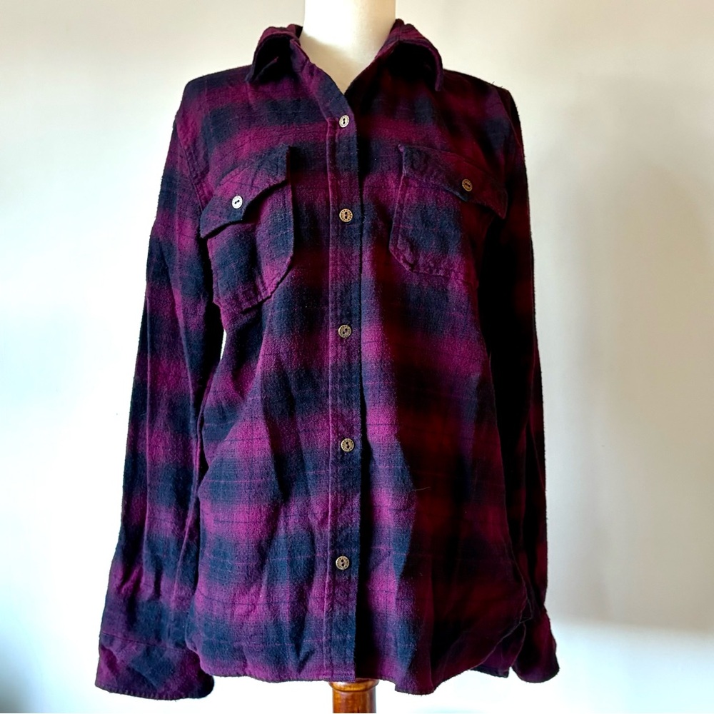 Current/Elliot Flannel Shirt Sz 1